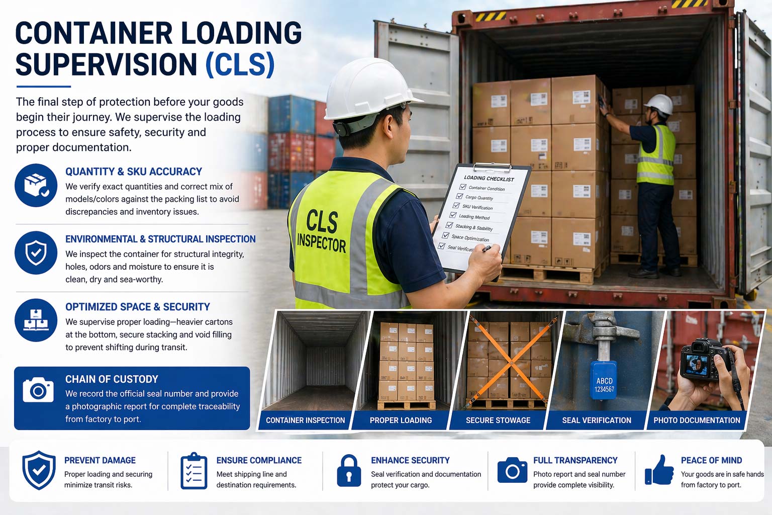 Container Loading Supervision (CLS)