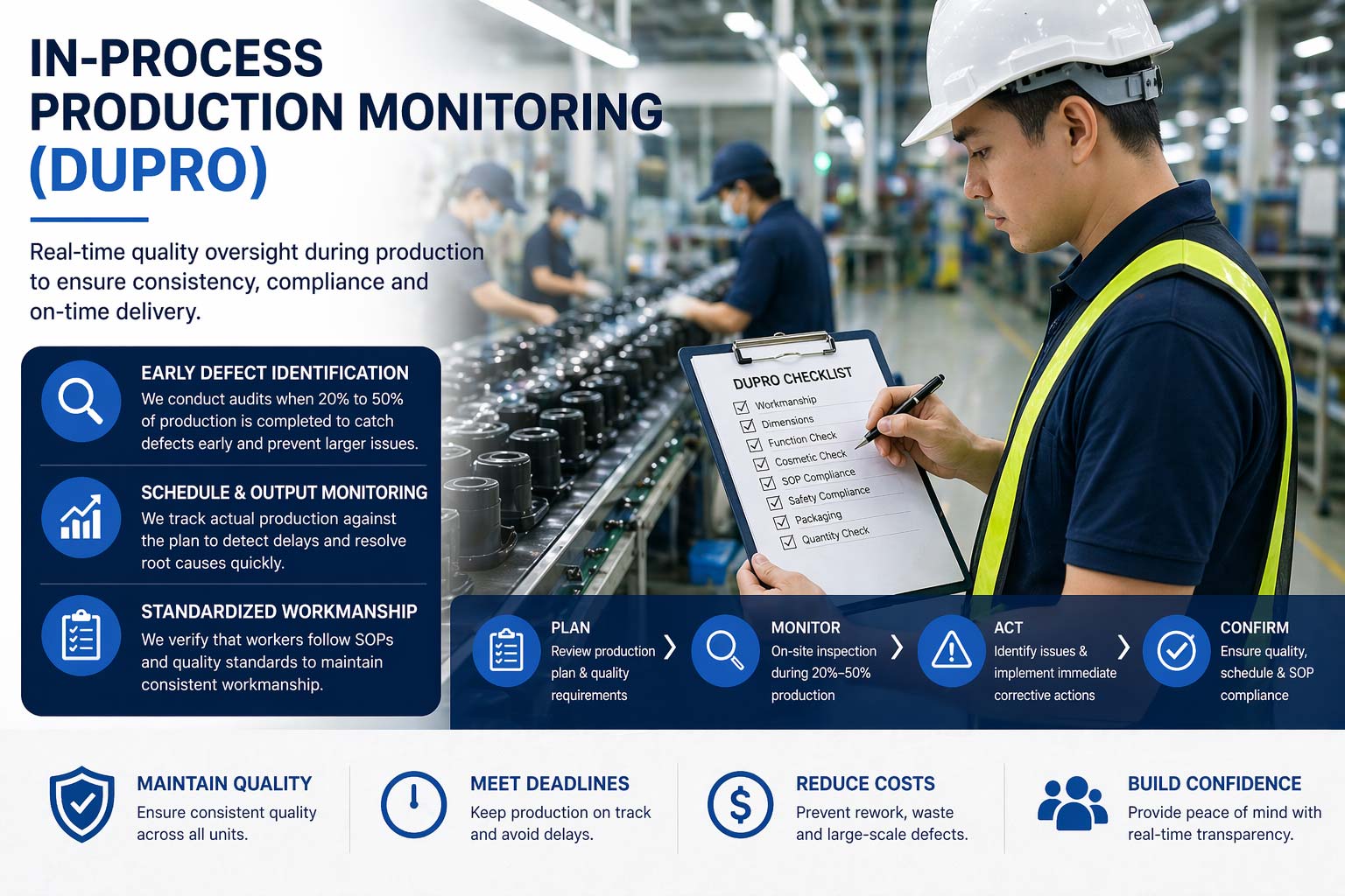 In-Process Production Monitoring (DUPRO)
